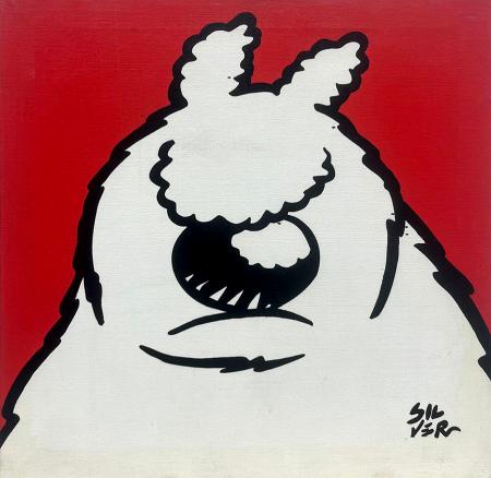 Art work by Andrea Tirinnanzi Lupo alberto  - print canvas 